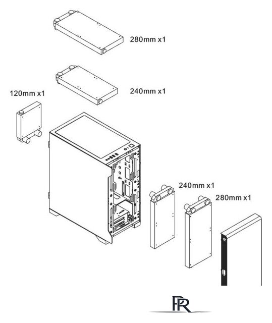 Корпус Thermaltake S100 TG Snow Edition CA-1Q9-00S6WN-00 - Изображение №12 — Интернет-магазин ПроЗаказ
