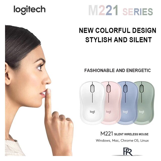 Мышь Logitech M221 (голубой) - Изображение №5 — Интернет-магазин ПроЗаказ