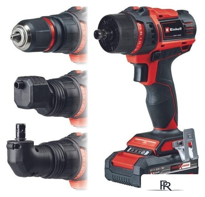 Дрель-шуруповерт Einhell E-CD 18/45 3X-Li 4513990 (с 1-им АКБ, кейс) - Изображение №2 — Интернет-магазин ПроЗаказ