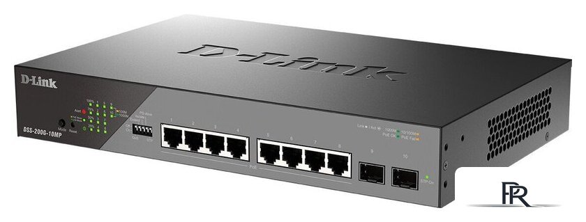 Управляемый коммутатор 2-го уровня D-Link DSS-200G-10MP/A1A - Изображение №3 — Интернет-магазин ПроЗаказ