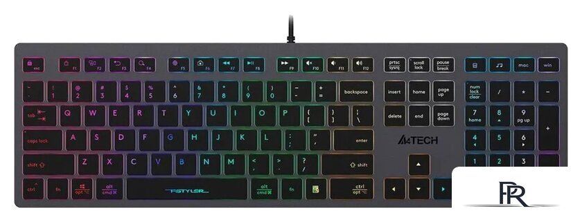 Клавиатура A4Tech Fstyler FX60H (неоновая подсветка) - Изображение №1 — Интернет-магазин ПроЗаказ