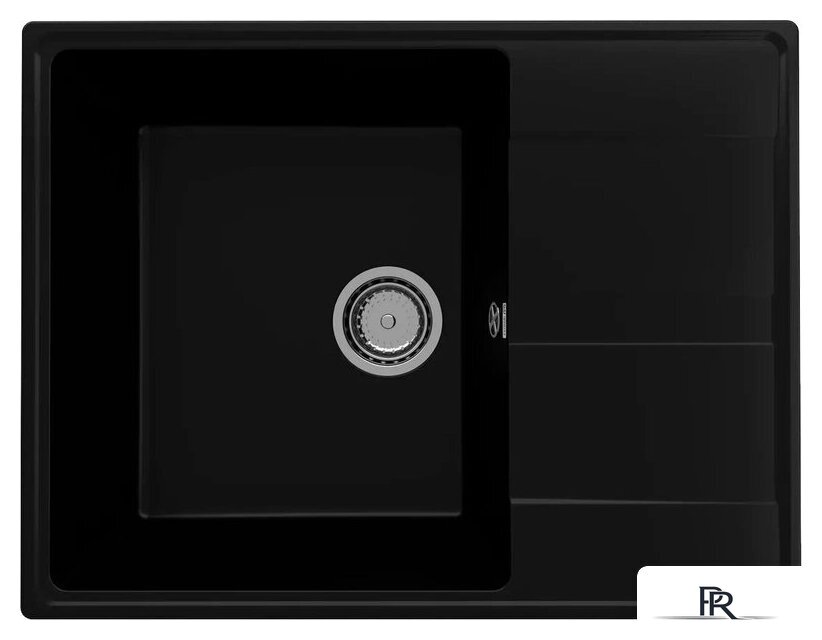 Кухонная мойка Ulgran Quartz Prima 650-07 (уголь) - Изображение №1 — Интернет-магазин ПроЗаказ