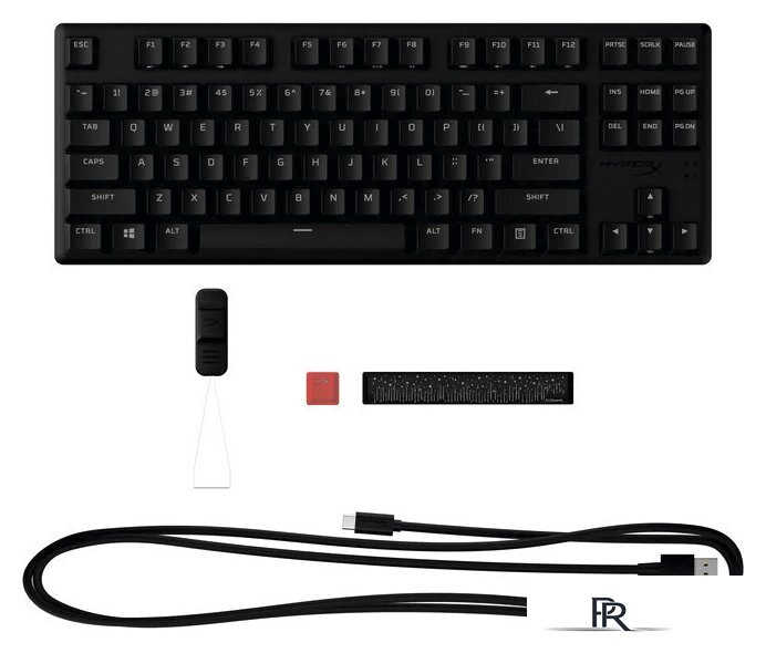 Клавиатура HyperX Alloy Origins Core PBT (HyperX Blue, нет кириллицы) - Изображение №2 — Интернет-магазин ПроЗаказ