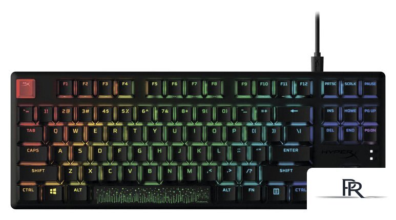 Клавиатура HyperX Alloy Origins Core PBT (HyperX Blue, нет кириллицы) - Изображение №3 — Интернет-магазин ПроЗаказ
