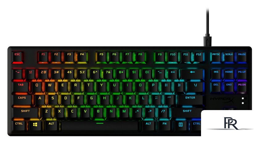 Клавиатура HyperX Alloy Origins Core PBT (HyperX Blue, нет кириллицы) - Изображение №1 — Интернет-магазин ПроЗаказ