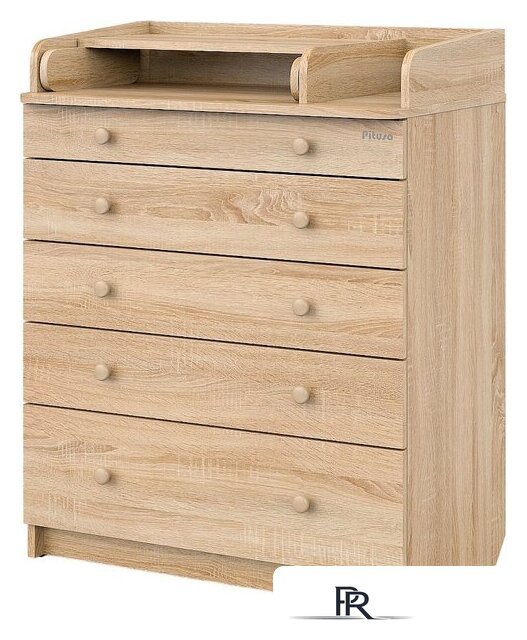 Детский комод Pituso Tori БП-00004220 (дуб сонома) - Изображение №1 — Интернет-магазин ПроЗаказ