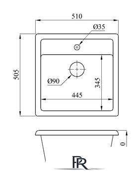Кухонная мойка БелЭворс Rio (черный, без сифона) - Изображение №2 — Интернет-магазин ПроЗаказ