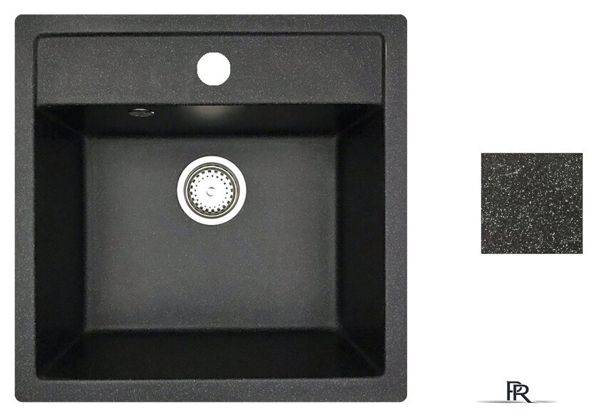 Кухонная мойка БелЭворс Rio (черный, без сифона) - Изображение №1 — Интернет-магазин ПроЗаказ