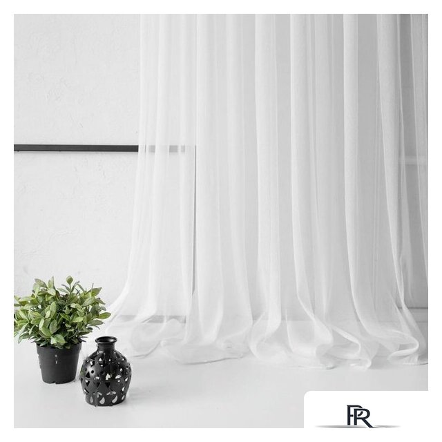 Тюль Pasionaria Лоунли 500x250 (белый) - Изображение №2 — Интернет-магазин ПроЗаказ