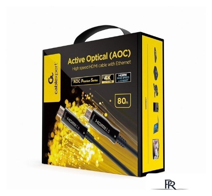 Кабель Cablexpert CCBP-HDMI-AOC-80M-02 HDMI -HDMI (80 м, черный) - Изображение №2 — Интернет-магазин ПроЗаказ