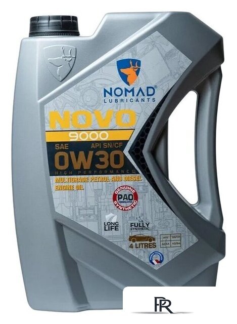 Моторное масло Nomad Novo 9000 0W-30 4л - Изображение №1 — Интернет-магазин ПроЗаказ