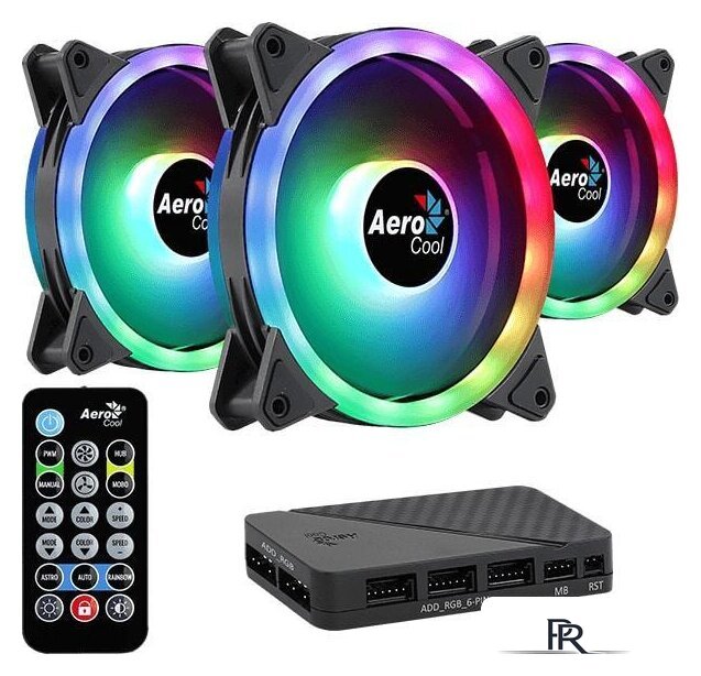 Комплект вентиляторов для корпуса AeroCool Duo 12 Pro (3 шт.) - Изображение №5 — Интернет-магазин ПроЗаказ