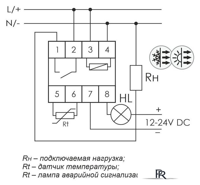 Реле температуры Евроавтоматика F&F RT-820M-RTC EA07.001.020 - Изображение №2 — Интернет-магазин ПроЗаказ