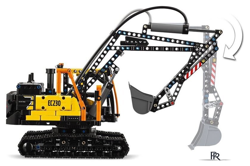 Конструктор LEGO Technic Грузовик Volvo FMX и электрический экскаватор EC230 42175 - Изображение №6 — Интернет-магазин ПроЗаказ