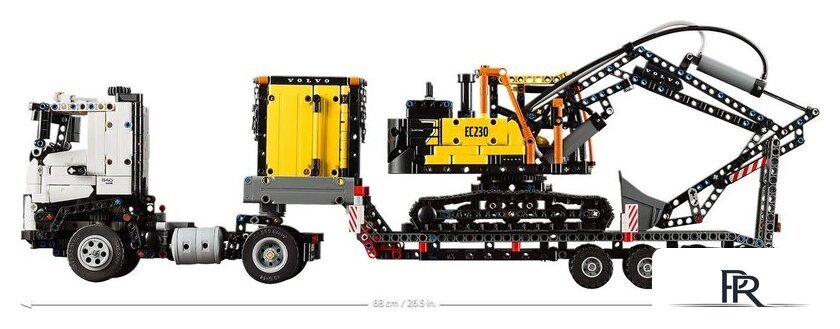 Конструктор LEGO Technic Грузовик Volvo FMX и электрический экскаватор EC230 42175 - Изображение №3 — Интернет-магазин ПроЗаказ