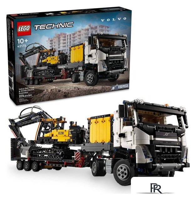 Конструктор LEGO Technic Грузовик Volvo FMX и электрический экскаватор EC230 42175 - Изображение №1 — Интернет-магазин ПроЗаказ