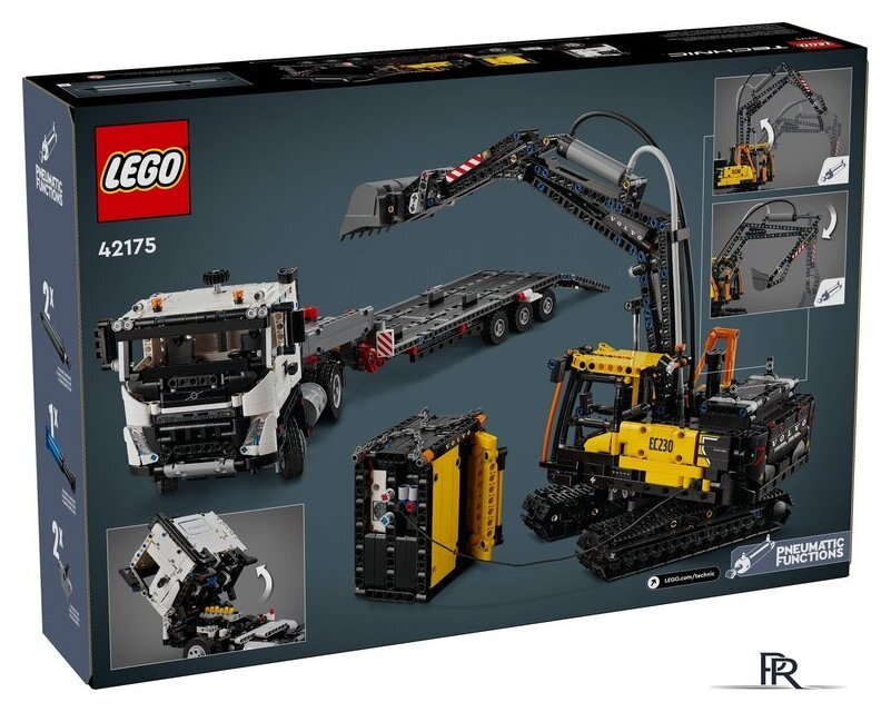 Конструктор LEGO Technic Грузовик Volvo FMX и электрический экскаватор EC230 42175 - Изображение №12 — Интернет-магазин ПроЗаказ