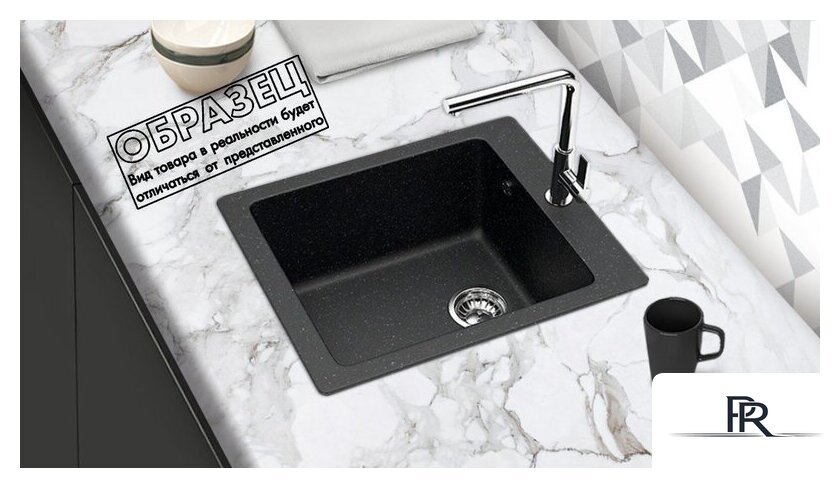 Кухонная мойка Berge BR-4200 + Like F8005022 (черный) - Изображение №8 — Интернет-магазин ПроЗаказ