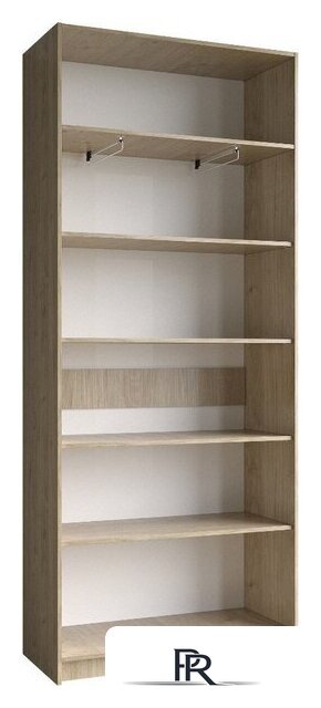 Шкаф-гармошка Евва Лайн ЛН-2D.450.01(0Z/0Z) (гикори кингстон) - Изображение №2 — Интернет-магазин ПроЗаказ