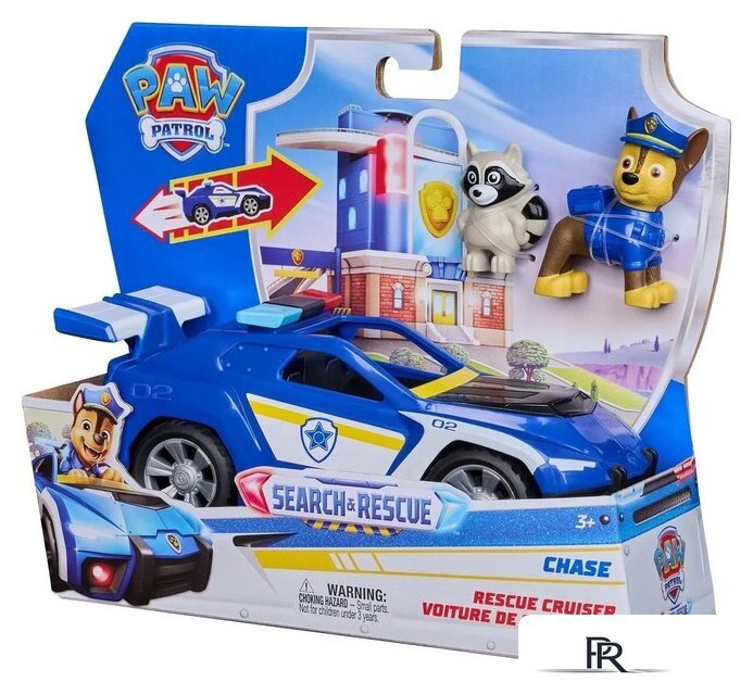 Игровой набор PAW Patrol Поисковый отряд машинка с фигуркой Чейз 70810 - Изображение №6 — Интернет-магазин ПроЗаказ