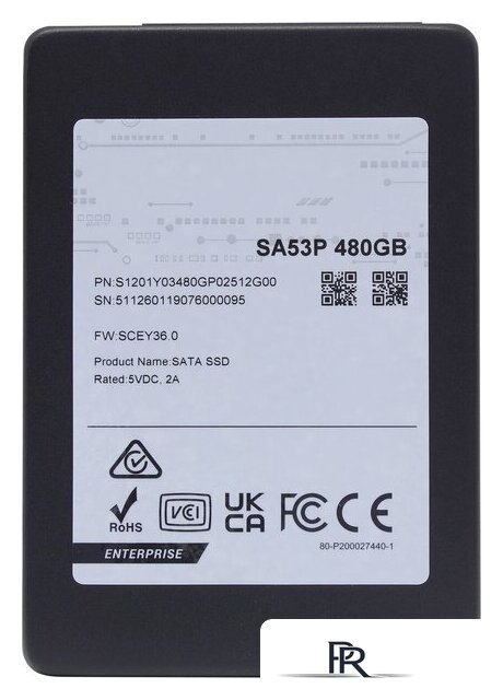 SSD Phison SA53P 480GB S1201Y03480GP02512G00 - Изображение №1 — Интернет-магазин ПроЗаказ