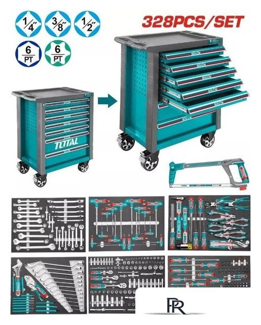 Тележка инструментальная Total THPTCS73281 - Изображение №1 — Интернет-магазин ПроЗаказ