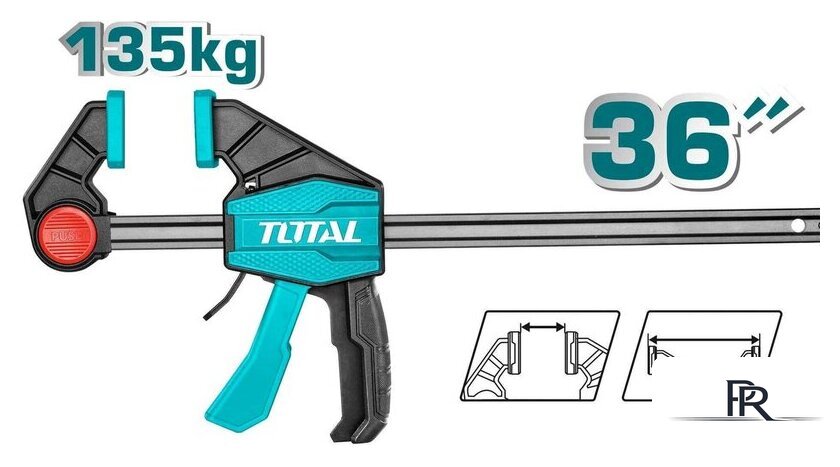 Струбцина Total THT1346803 - Изображение №1 — Интернет-магазин ПроЗаказ