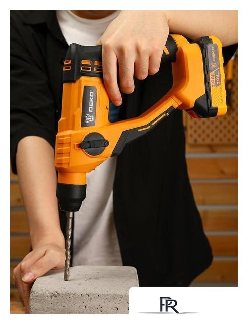 Перфоратор Deko DKCH20 SET (с 2-мя АКБ, кейс) - Изображение №5 — Интернет-магазин ПроЗаказ