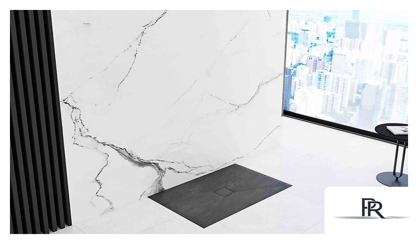 Душевой поддон Rea Stone 100x80 (черный) - Изображение №5 — Интернет-магазин ПроЗаказ