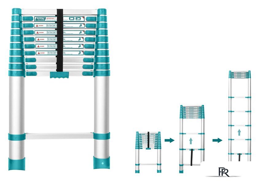 Лестница-трансформер Total THLAD08101 (10 ступеней) - Изображение №1 — Интернет-магазин ПроЗаказ