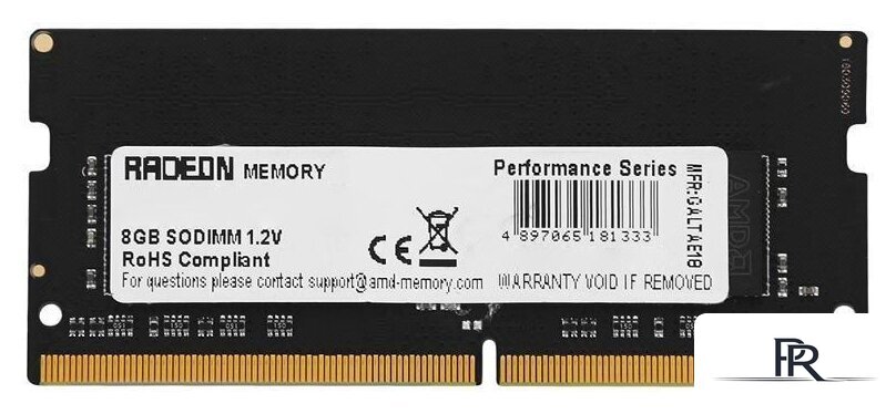 Оперативная память AMD Radeon R9 Gamer Series 4GB DDR4 SODIMM PC4-25600 R944G3206S1S-UO - Изображение №1 — Интернет-магазин ПроЗаказ