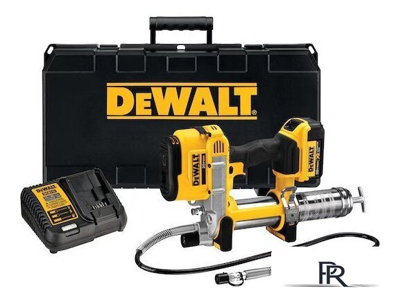 Шприц для смазки DeWalt DCGG571M1 (с 1-им АКБ, кейс) - Изображение №1 — Интернет-магазин ПроЗаказ