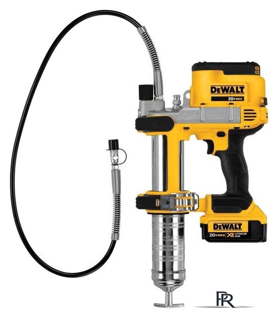 Шприц для смазки DeWalt DCGG571M1 (с 1-им АКБ, кейс) - Изображение №3 — Интернет-магазин ПроЗаказ