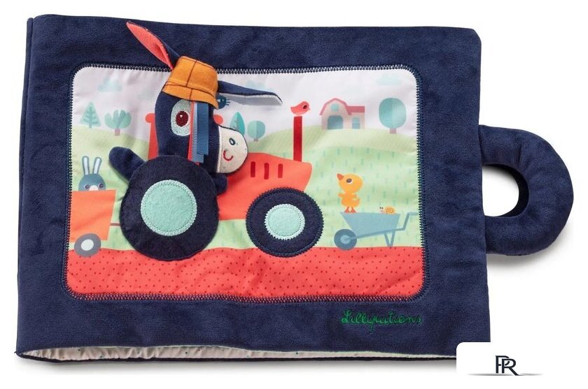 Развивающая игра Lilliputiens Книжка мягкая Ослик Игнас на ферме 83415 - Изображение №1 — Интернет-магазин ПроЗаказ