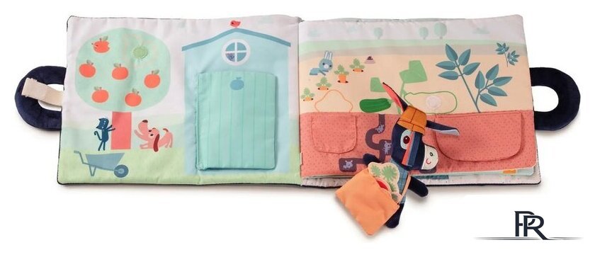 Развивающая игра Lilliputiens Книжка мягкая Ослик Игнас на ферме 83415 - Изображение №10 — Интернет-магазин ПроЗаказ