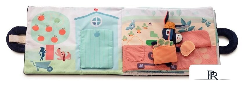 Развивающая игра Lilliputiens Книжка мягкая Ослик Игнас на ферме 83415 - Изображение №9 — Интернет-магазин ПроЗаказ