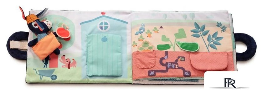 Развивающая игра Lilliputiens Книжка мягкая Ослик Игнас на ферме 83415 - Изображение №7 — Интернет-магазин ПроЗаказ