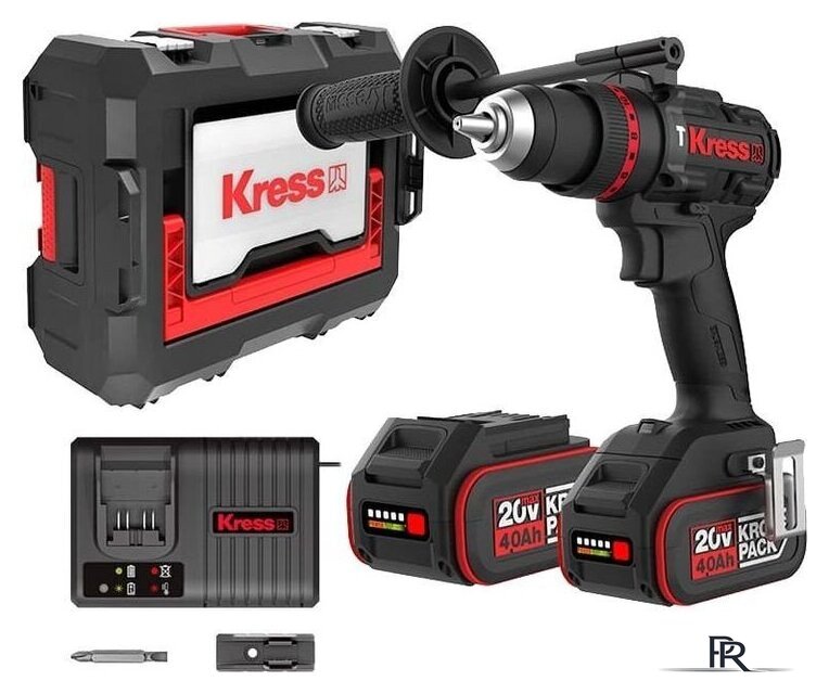 Ударная дрель-шуруповерт Kress KUC33 (с 2-мя АКБ, кейс) - Изображение №3 — Интернет-магазин ПроЗаказ