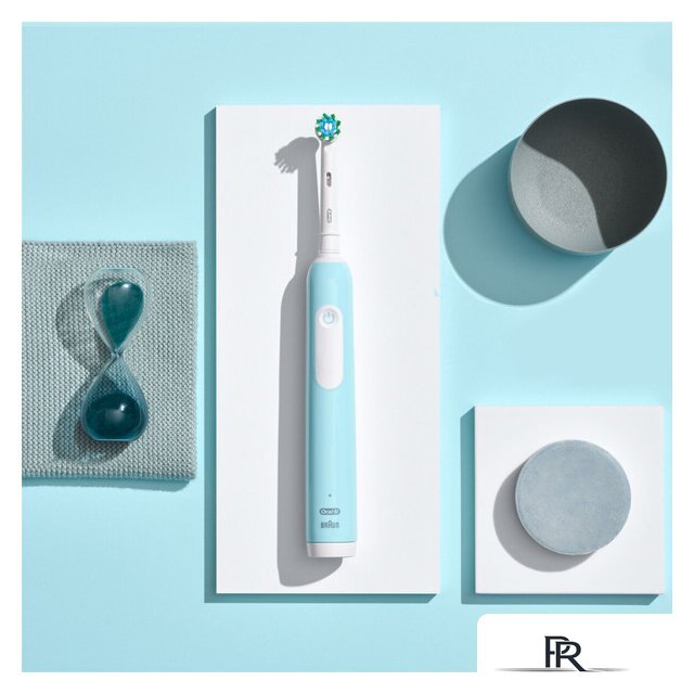 Комплект зубных щеток Oral-B Pro Series 1 D305.523.3H (2 шт, черный/бирюзовый) - Изображение №4 — Интернет-магазин ПроЗаказ