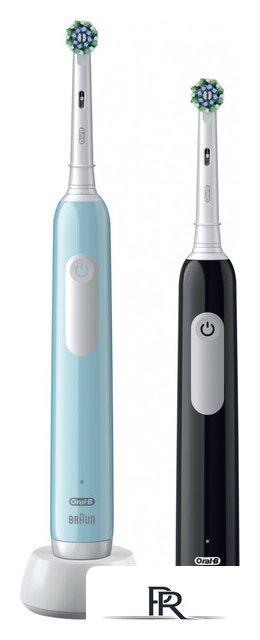 Комплект зубных щеток Oral-B Pro Series 1 D305.523.3H (2 шт, черный/бирюзовый) - Изображение №3 — Интернет-магазин ПроЗаказ
