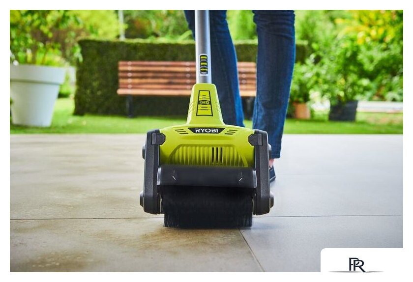 Щеточная машина для террас Ryobi RY18PCB-0 (без аккумулятора) - Изображение №10 — Интернет-магазин ПроЗаказ