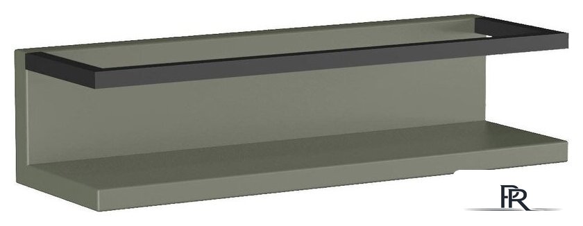  Lauter Полка Lea с рейлингом (серо-зеленый полуматовый) - Изображение №5 — Интернет-магазин ПроЗаказ