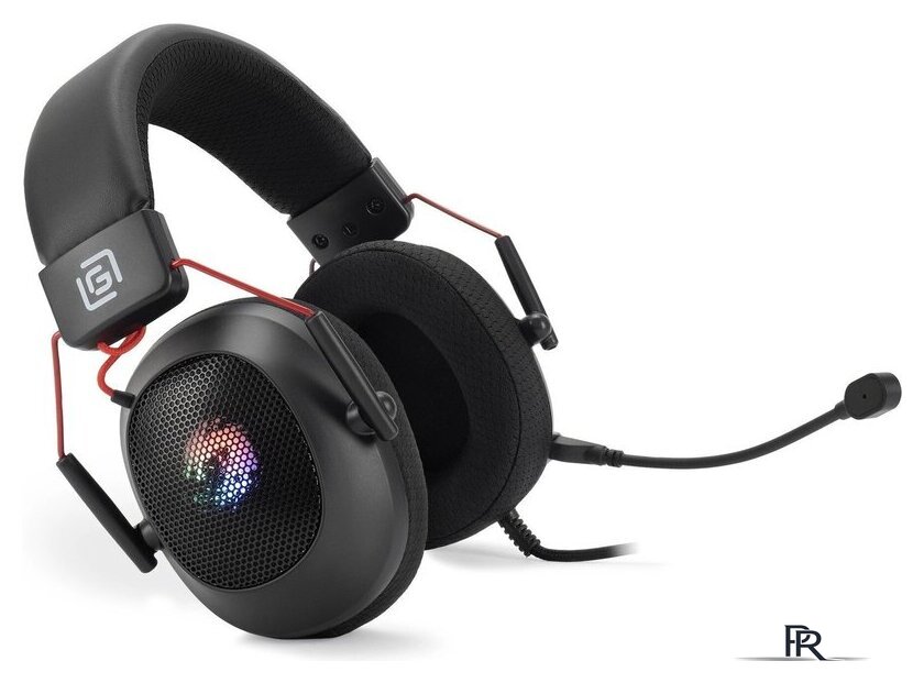 Наушники Оклик HS-L305G (черный/красный) - Изображение №2 — Интернет-магазин ПроЗаказ