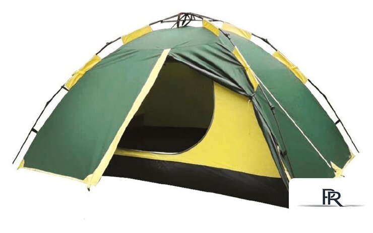 Треккинговая палатка TRAMP Quick 3 V2 (зеленый) - Изображение №1 — Интернет-магазин ПроЗаказ