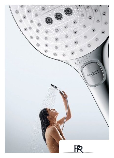 Душевая система  Hansgrohe Raindance Select E 300 2jet 27283000 (хром) - Изображение №10 — Интернет-магазин ПроЗаказ