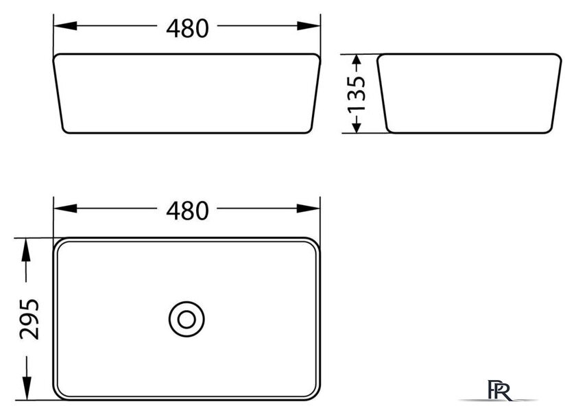 Умывальник Lauter 21674A + Reef 21CK8678BS - Изображение №4 — Интернет-магазин ПроЗаказ
