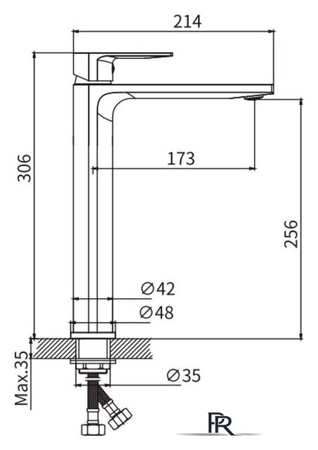 Умывальник Lauter 21674A + Reef 21CK8678BS - Изображение №5 — Интернет-магазин ПроЗаказ
