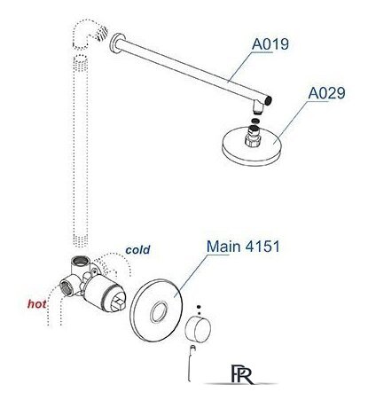 Душевая система  Wasserkraft A12429 - Изображение №3 — Интернет-магазин ПроЗаказ
