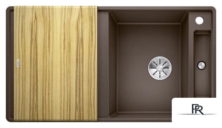 Кухонная мойка Blanco Axia III 5 S-F 523230 (кофе, деревянная доска) - Изображение №1 — Интернет-магазин ПроЗаказ
