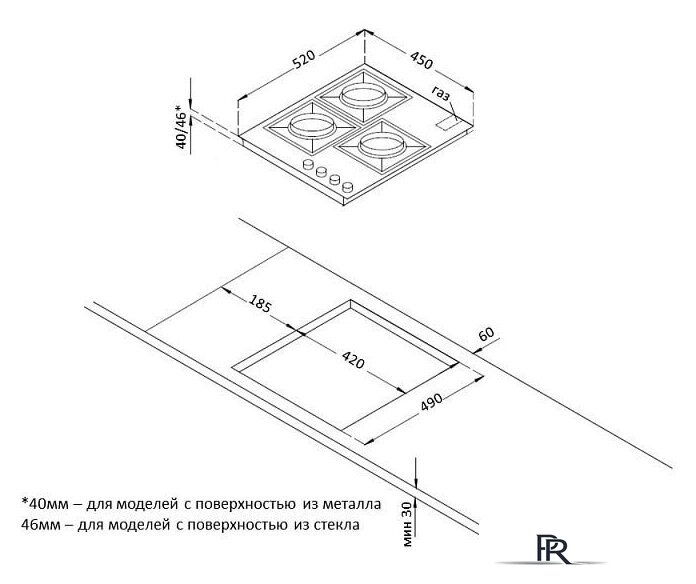 Варочная панель Korting HGG 4825 CTN - Изображение №2 — Интернет-магазин ПроЗаказ